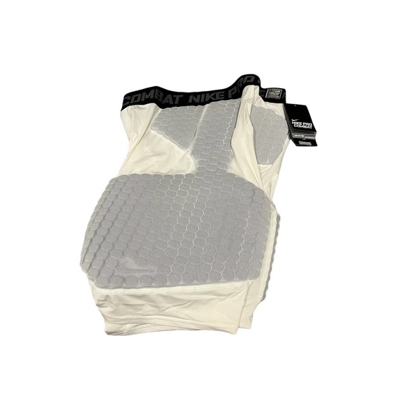 NEW Nike Pro Combat Hyperstrong Padded Men Shorts‎ Basketball Football white 2XL - Picture 1 of 4